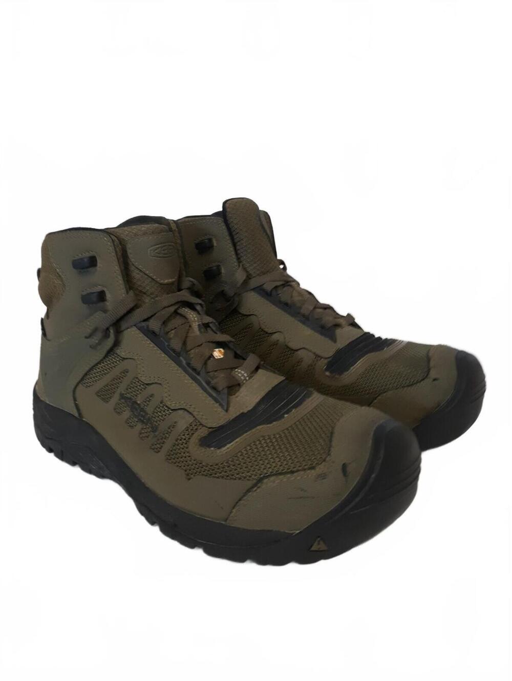 KEEN Utility Reno Mid Men 10.5 D Waterproof Carbon Fiber Toe Work Boots 1027118